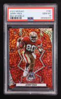 Jerry Rice 2022 Panini Mosaic Red Sparkle #181 (PSA 10) at PristineAuction.com