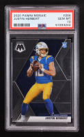 Justin Herbert 2020 Panini Mosaic #204 RC (PSA 10) at PristineAuction.com