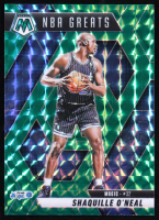 Shaquille O'Neal 2024-25 Panini Mosaic Mosaic Green #297 Greats at PristineAuction.com