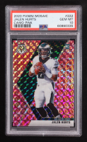 Jalen Hurts 2020 Panini Mosaic Mosaic Camo Pink #222 RC (PSA 10) at PristineAuction.com