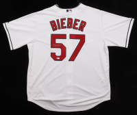 Shane Bieber Signed Guardians Majestic Authentic Jersey (Beckett) at PristineAuction.com