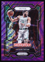 Jayson Tatum 2023-24 Panini Prizm Monopoly Purple #7 at PristineAuction.com