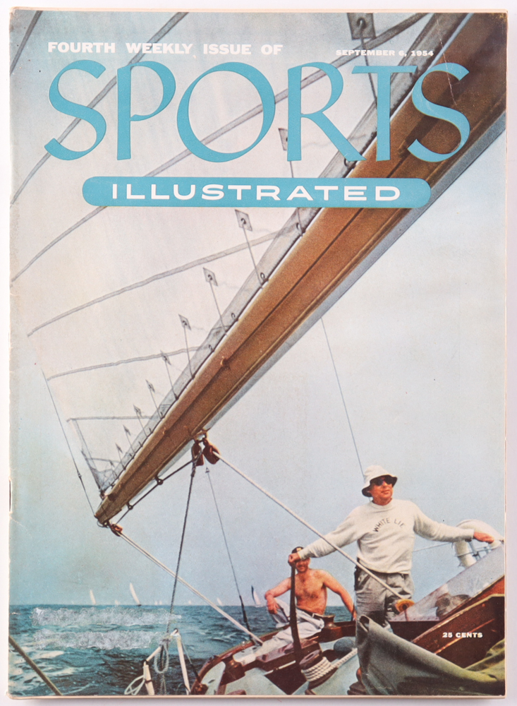 Sailing 1954 "Sports Illustrated" Magazine at PristineAuction.com Sailing 1954 "Sports Illustrated" Magazine at PristineAuction.com