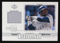 Tony Gwynn 2001 Upper Deck Pros and Prospects Specialty Game Jersey #STG at PristineAuction.com
