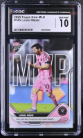 Lionel Messi 2025 Topps Now MLS #145 (CGC 10) at PristineAuction.com