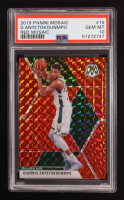 Giannis Antetokounmpo 2019-20 Panini Mosaic Mosaic Red #75 (PSA 10) at PristineAuction.com