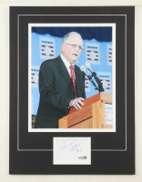 Pat Gillick Signed 12x16 Custom Matted Cut Display with Photo Inscribed "HOF 2011" (JSA) at PristineAuction.com
