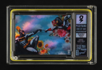 Batman / Space Ghost PiggyBanx "Heavenly Heroes" Good 2 1st Edition Wave Refractor #1/1 with Display Box at PristineAuction.com