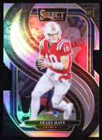 Drake Maye 2024 Select Prizm Silver Die-Cut #113 RC at PristineAuction.com