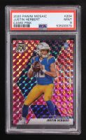 Justin Herbert 2020 Panini Mosaic Mosaic Camo Pink #204 RC (PSA 9) at PristineAuction.com