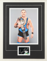 Santino Marella Signed 12x16 Custom Matted Cut Display with Photo (JSA) at PristineAuction.com