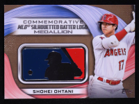 Shohei Ohtani 2022 Topps Commemorative MLB Logo Medallions Gold #MLBLSO #37/75 at PristineAuction.com