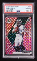 Jalen Hurts 2020 Panini Mosaic Mosaic Camo Pink #222 RC (PSA 10) at PristineAuction.com
