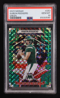 Aaron Rodgers 2023 Panini Mosaic Mosaic Green #253 NP (PSA 10) at PristineAuction.com