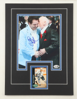 Doug Gilmour Signed 12x16 Custom Matted Photo Display with Photo (JSA) at PristineAuction.com