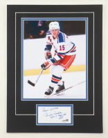 Anders Hedberg Signed 12x16 Custom Matted Cut Display with Photo Inscribed "Best Wishes" (JSA) at PristineAuction.com