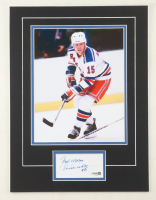 Anders Hedberg Signed 12x16 Custom Matted Cut Display with Photo Inscribed "Best Wishes" (JSA) at PristineAuction.com