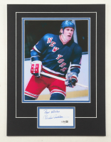 Anders Hedberg Signed 12x16 Custom Matted Cut Display with Photo Inscribed "Best Wishes" (JSA) at PristineAuction.com