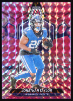 Jonathan Taylor 2024 Panini Mosaic Mosaic Camo Pink #93 at PristineAuction.com