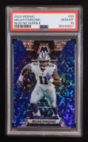 Micah Parsons 2023 Panini Mosaic Mosaic No Huddle Blue #58 #45/75 (PSA 10) at PristineAuction.com