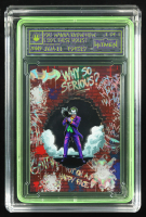 Joker "You Wanna Know How I Got These Holes?" The Case Hitmen Custom Art Card JKH-11 Forged #449 #1/1 with (2) Custom Coins & Display Box at PristineAuction.com