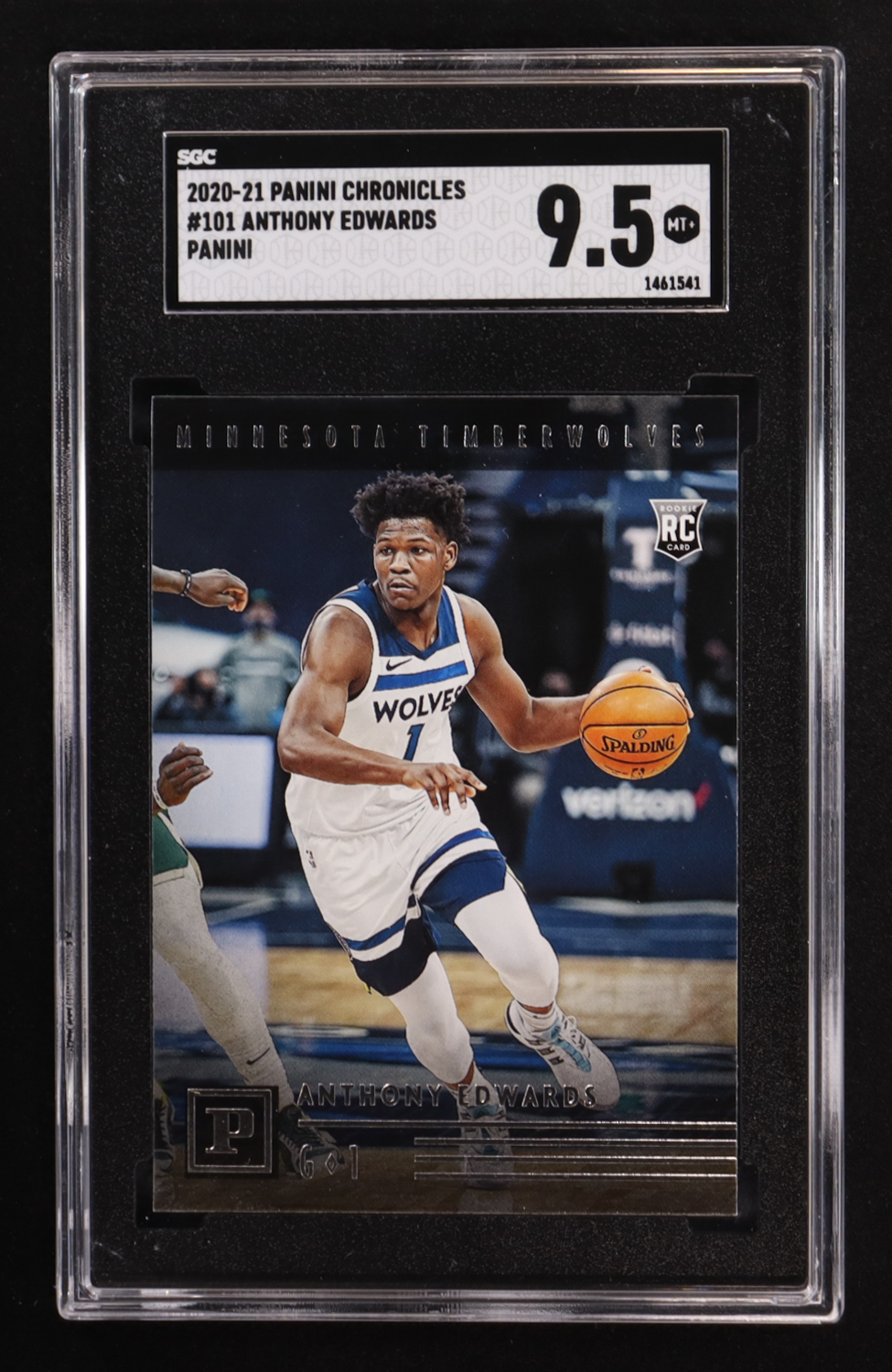 Anthony Edwards 2020-21 Panini Chronicles Panini #101 RC (SGC 9.5) at PristineAuction.com Anthony Edwards 2020-21 Panini Chronicles Panini #101 RC (SGC 9.5) at PristineAuction.com