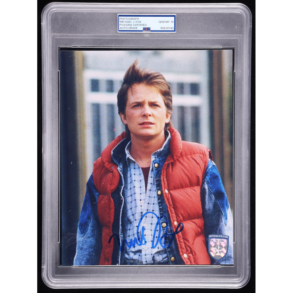 Michael J. Fox Signed "Back To The Future" 8x10 Photo (PSA) at PristineAuction.com