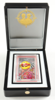 Lewis Hamilton "Down Force" The Case Hitmen Custom Art Card DNF-8 Starburst #409 #1/1 with (2) Custom Coins & Display Box at PristineAuction.com