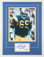 Tom Mack Signed 12x16 Custom Matted Cut Display with Photo Inscribed "HOF 99" (JSA) at PristineAuction.com