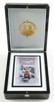 Lewis Hamilton "Pit Stop, Assemble!" The Case Hitmen Custom Art Card PTSA-12 Power Grid #394 #1/1 with (2) Custom Coins & Display Box at PristineAuction.com