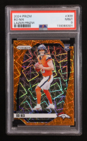 Bo Nix 2024 Panini Prizm Prizms Lazer #309 RC (PSA 9) at PristineAuction.com