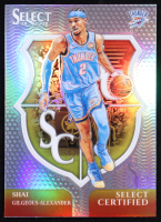 Shai Gilgeous-Alexander 2024-25 Select Select Certified Silver Prizms #4 at PristineAuction.com
