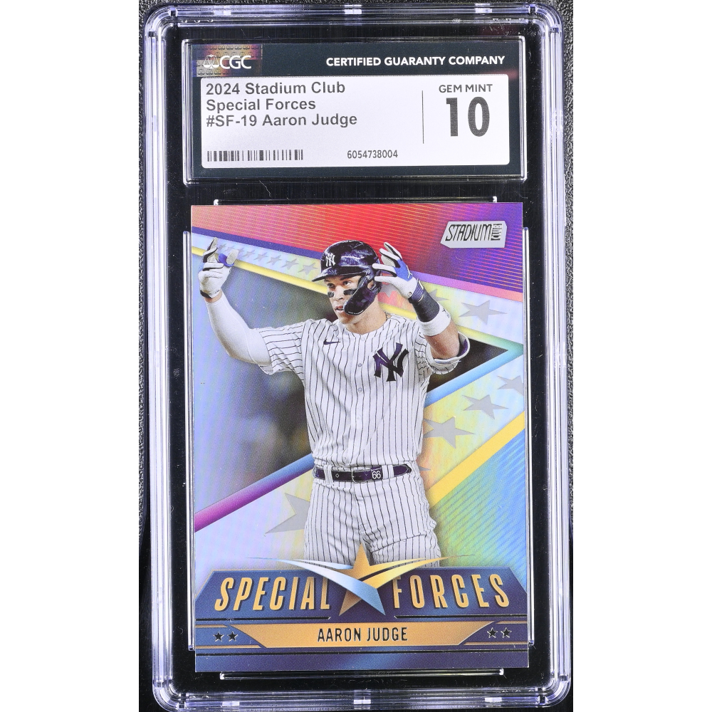 Aaron Judge 2024 Stadium Club Special Forces #SF-19 (CGC 10) at PristineAuction.com
