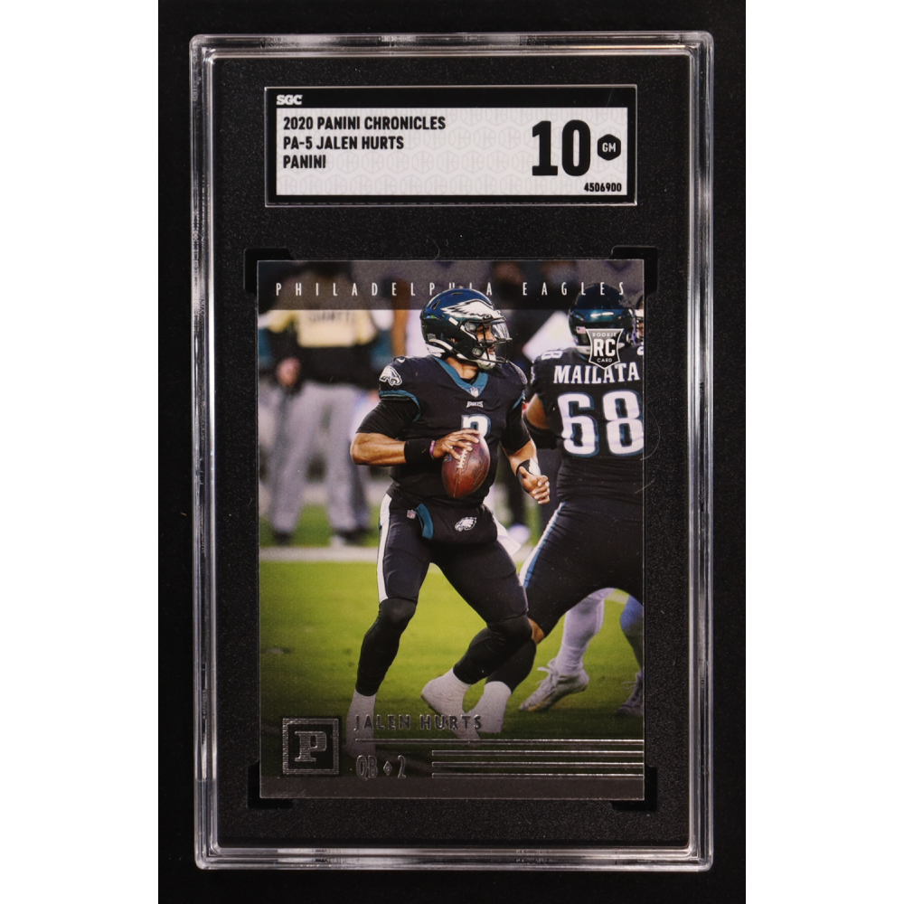 Jalen Hurts 2020 Panini Chronicles Panini #PA5 RC (SGC 10) at PristineAuction.com