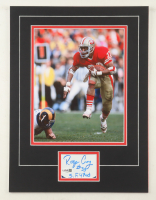 Roger Craig Signed 12x16 Custom Matted Cut Display with Photo Inscribed "SF 49ers" (JSA) at PristineAuction.com
