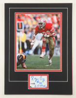 Roger Craig Signed 12x16 Custom Matted Cut Display with Photo Inscribed "SF 49ers" (JSA) at PristineAuction.com