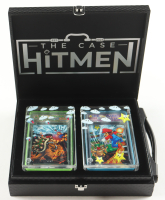 Set of (2) Mario & Bowser "P. O. VStar" The Case Hitmen Custom Art Cards POVB-12 & POVM-12 Shattered Glass #457 #1/1 with (2) Custom Coins & Display Box at PristineAuction.com