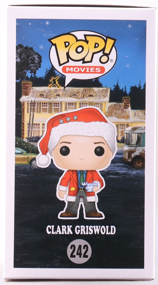 Chevy Chase Signed "National Lampoon's Christmas Vacation" #242 Clark Griswold Funko Pop! Vinyl Figure (Beckett) at PristineAuction.com Chevy Chase Signed "National Lampoon's Christmas Vacation" #242 Clark Griswold Funko Pop! Vinyl Figure (Beckett) at PristineAuction.com