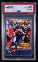 Tom Brady Signed 2003 Topps #293 (PSA) at PristineAuction.com