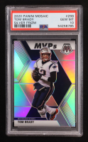 Tom Brady 2020 Panini Mosaic Silver #298 MVP (PSA 10) at PristineAuction.com