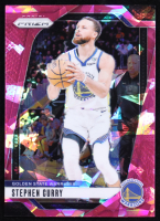 Stephen Curry 2024-25 Panini Prizm Prizms Pink Ice #134 at PristineAuction.com