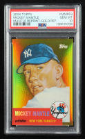Mickey Mantle 2008 Topps / Mickey Mantle 53T Reprint Gold Refractor #MMR53 (PSA 10) at PristineAuction.com