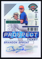 Brandon Sproat 2024 Panini Prospect Edition Holo Prospect Ticket Signatures #92 RC at PristineAuction.com