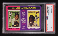 Yogi Berra / Willie Mays 1975 Topps #192 MVP (PSA 7) at PristineAuction.com