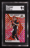 Joe Burrow 2020 Panini Mosaic Mosaic Camo Pink #261 DEB RC (SGC 9) at PristineAuction.com