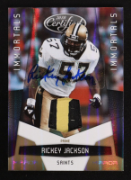 Rickey Jackson 2010 Certified Mirror Gold Signatures #159 Jersey #25/25 at PristineAuction.com