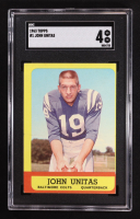 Johnny Unitas 1963 Topps #1 (SGC 4) at PristineAuction.com