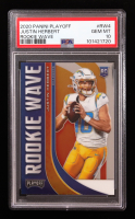 Justin Herbert 2020 Playoff Rookie Wave #4 RC (PSA 10) at PristineAuction.com