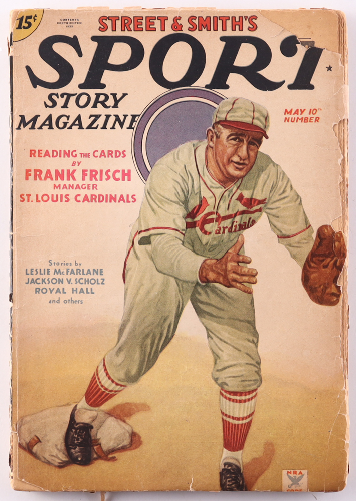1935 "Street & Smith's: SPORT" Baseball Magazine at PristineAuction.com 1935 "Street & Smith's: SPORT" Baseball Magazine at PristineAuction.com