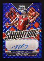 Michael Vick 2024 Panini Mosaic Showtime Signatures Blue #15 #18/99 at PristineAuction.com
